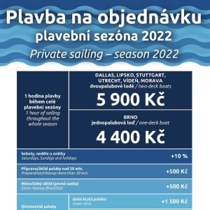 Plavba lodí na objednávku