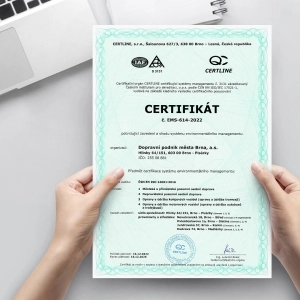 Certifikace EN ISO 14001:2016